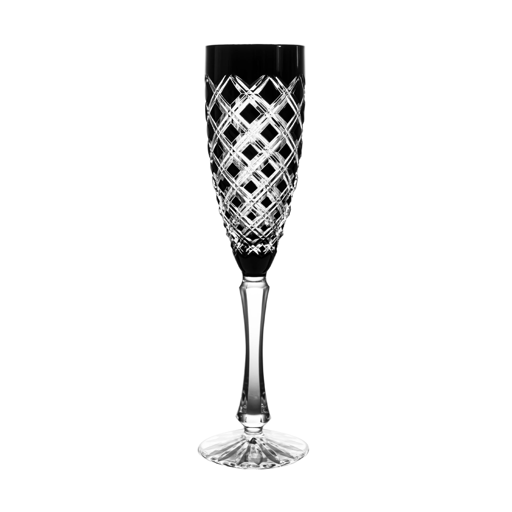 Fabergé Athenee Black Champagne Flute