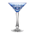 Fabergé Na Zdorovye Light Blue Martini Glass
