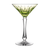 Fabergé Na Zdorovye Light Green Martini Glass