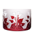 Christian Dior Double Cased Ruby Red Bowl 9 in