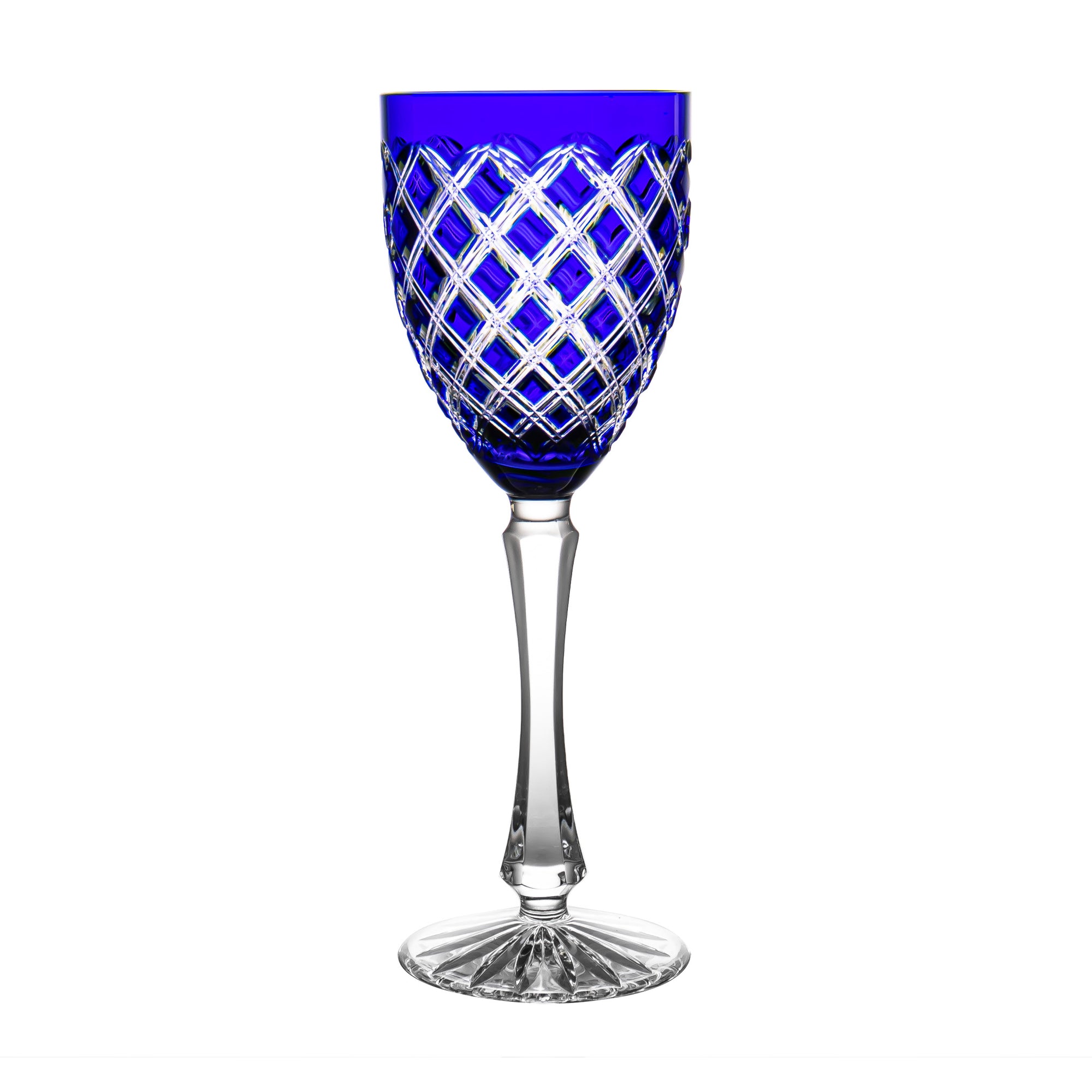 Fabergé Athenee Blue Large Wine Glass