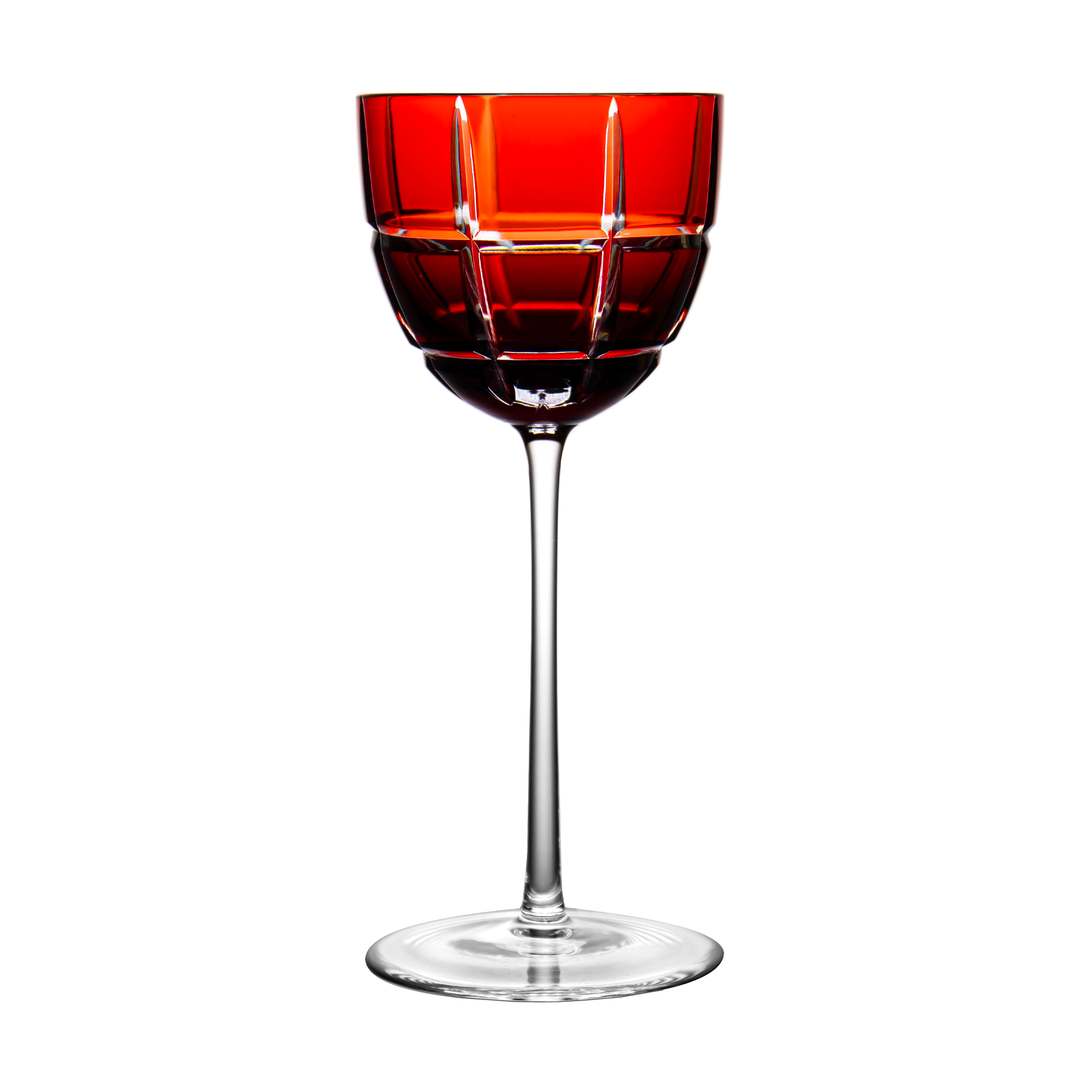 Birks Crystal Large Wine Glass - Ajka Crystal