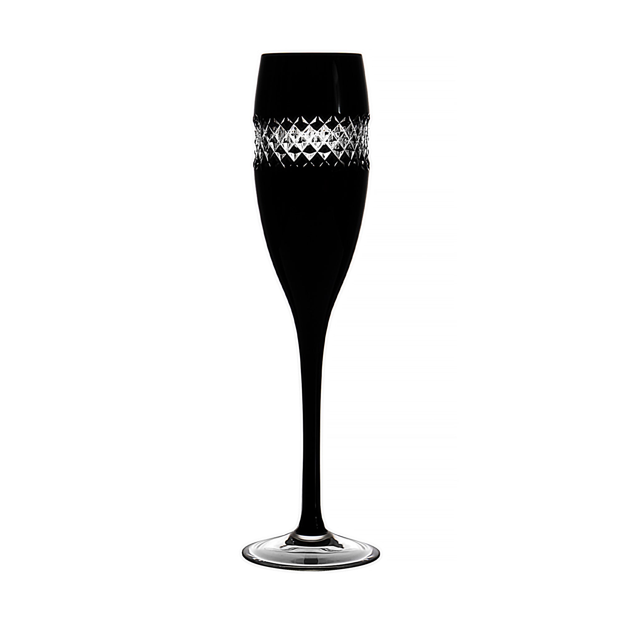 John Rocha at Waterford Black Cut Champagne Flute