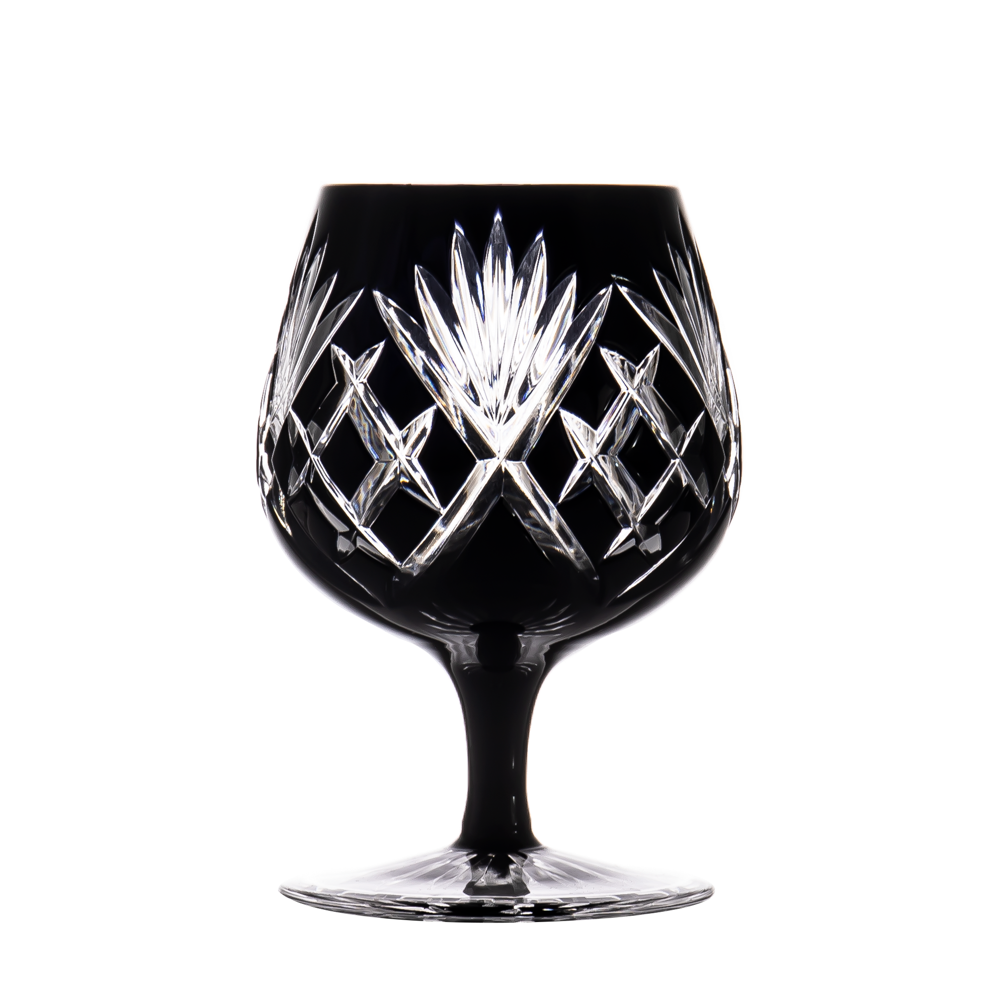 Fabergé Odessa Black Brandy Glass 1st Edition
