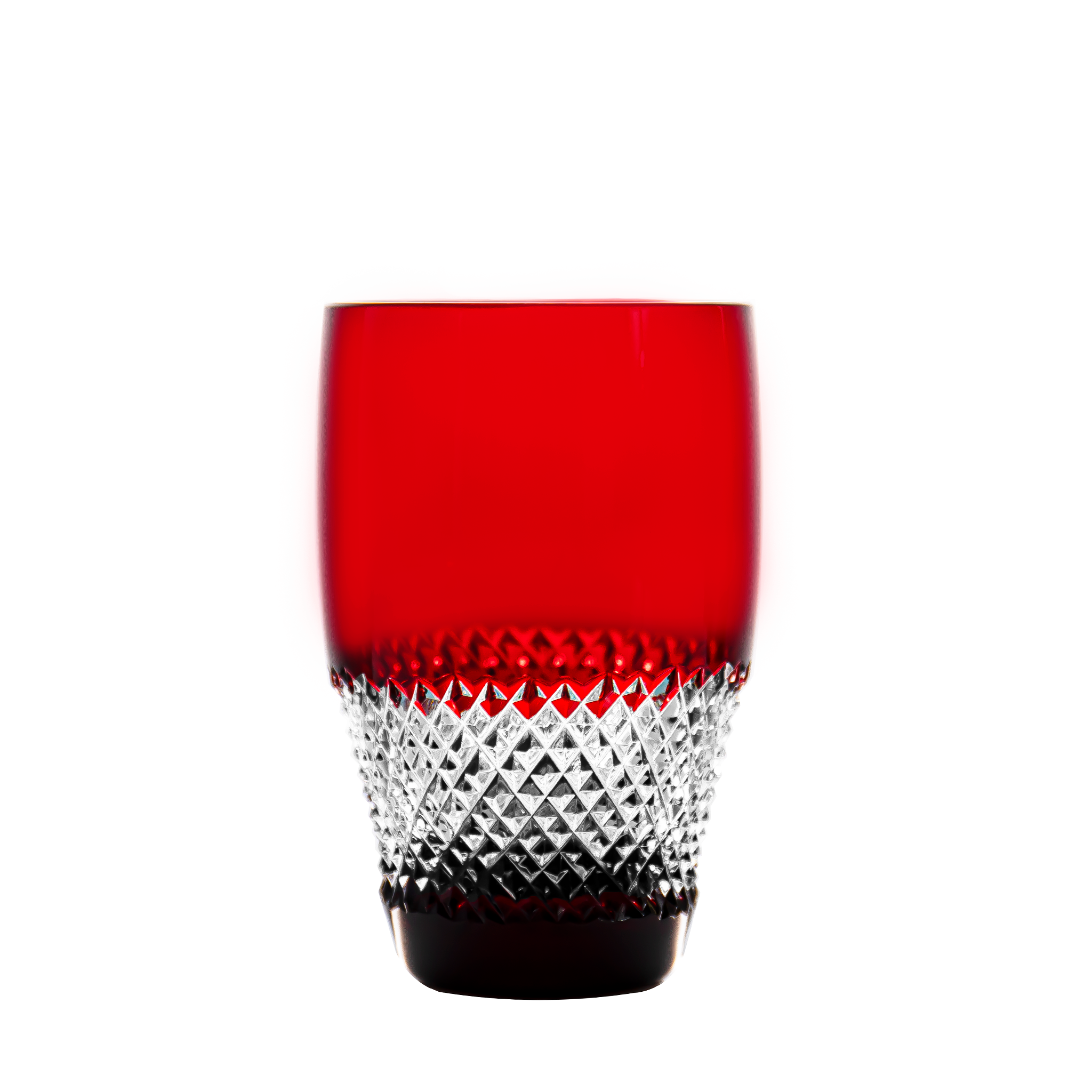 John Rocha at Waterford Lume Ruby Red Large Wine Glass - Ajka Crystal