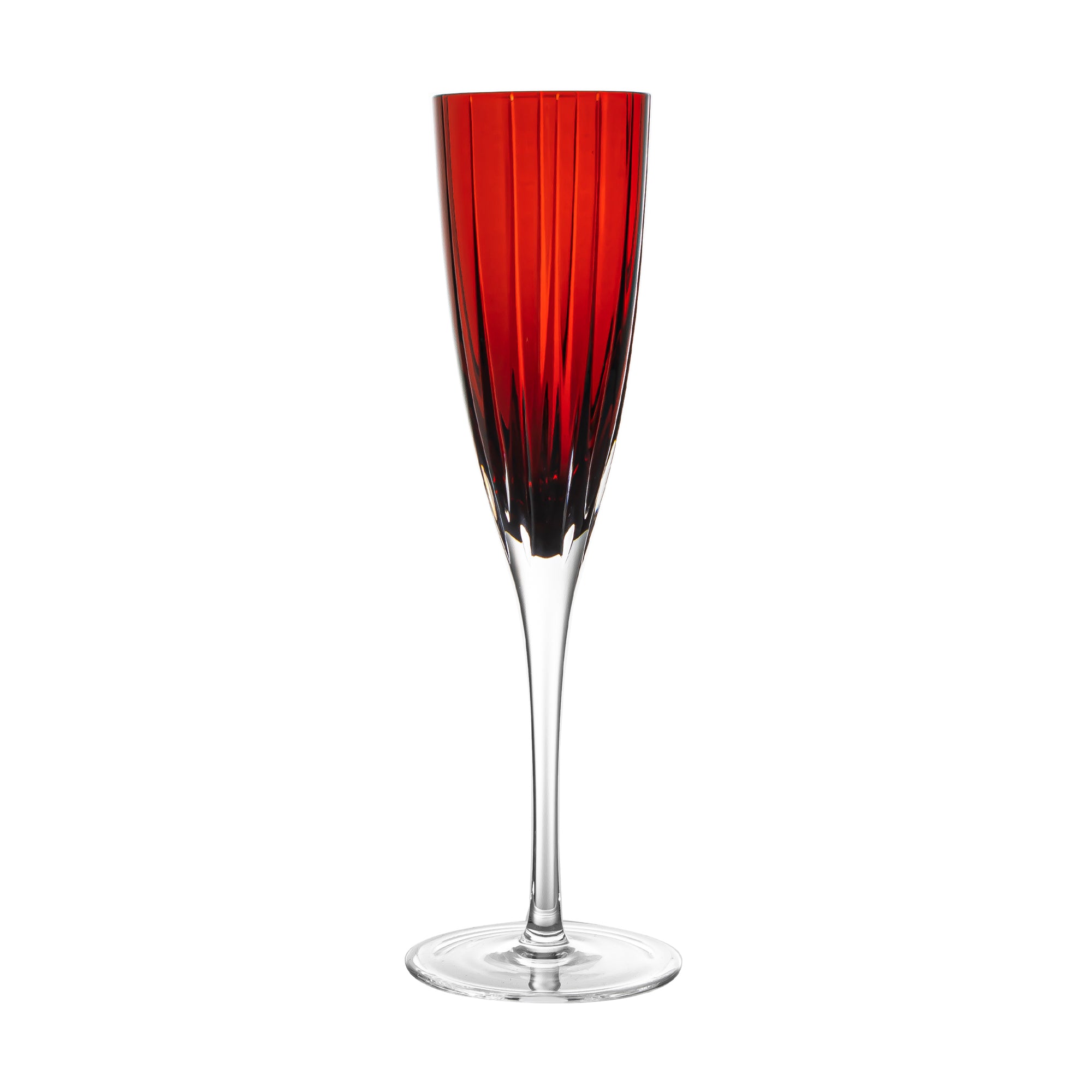Fabergé Rouge d'Orient Ruby Red Champagne Flute