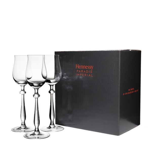 Hennessy Paradis デキャンタセット Hennessy Paradis Imperial Cognac Glass Set of 6 with Box